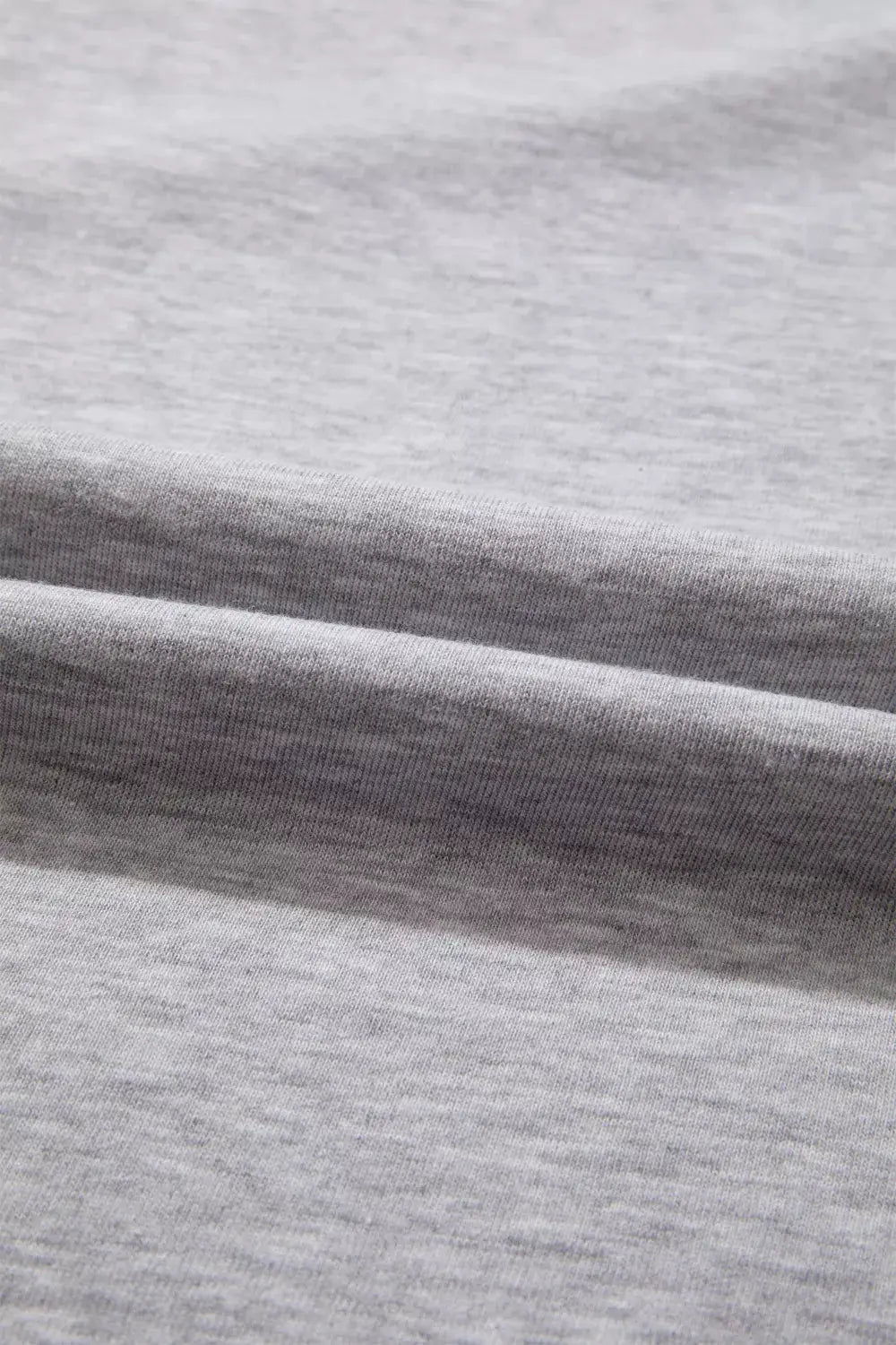 Gray Striped Shoulder Detail Relaxed Fit T Shirt For Women - Fritsch & Co.
