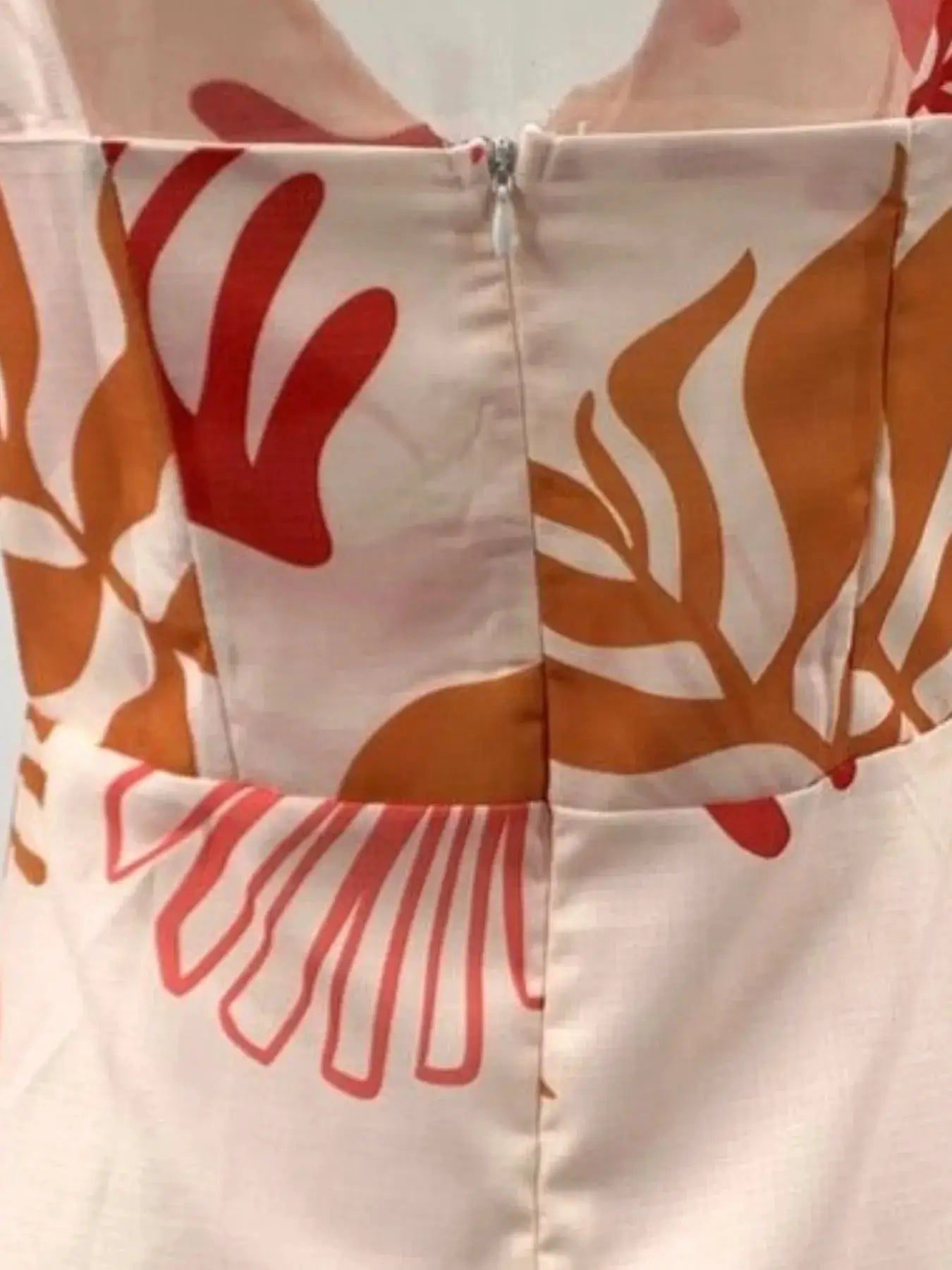 Printed Hibiscus Tie Shoulder Mini Dress For Summer Events - Fritsch & Co.