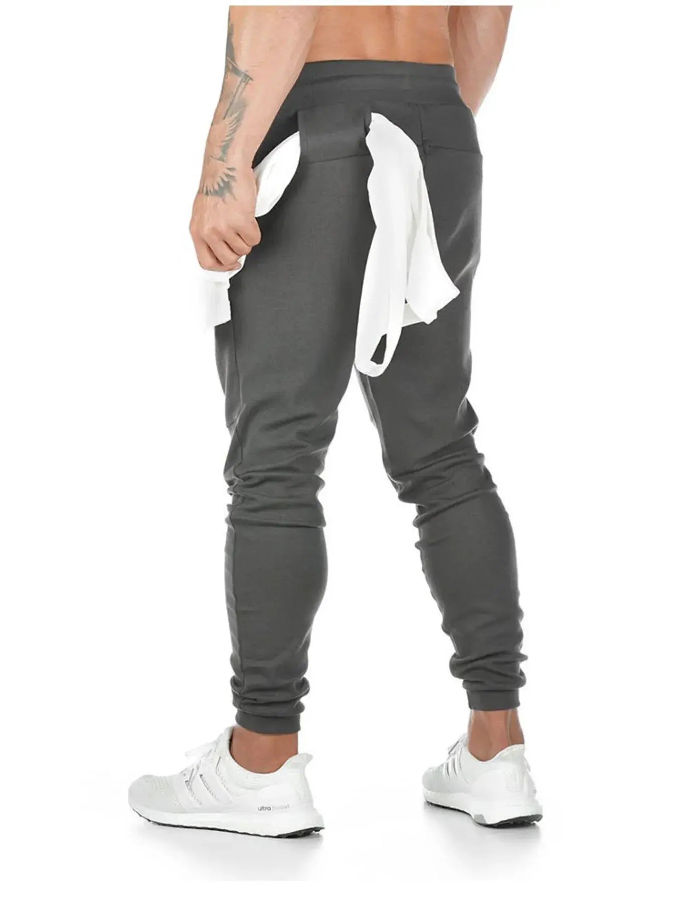 Men's Full Size Jogger Active Pants with Drawstring Plus Size by Trendsi