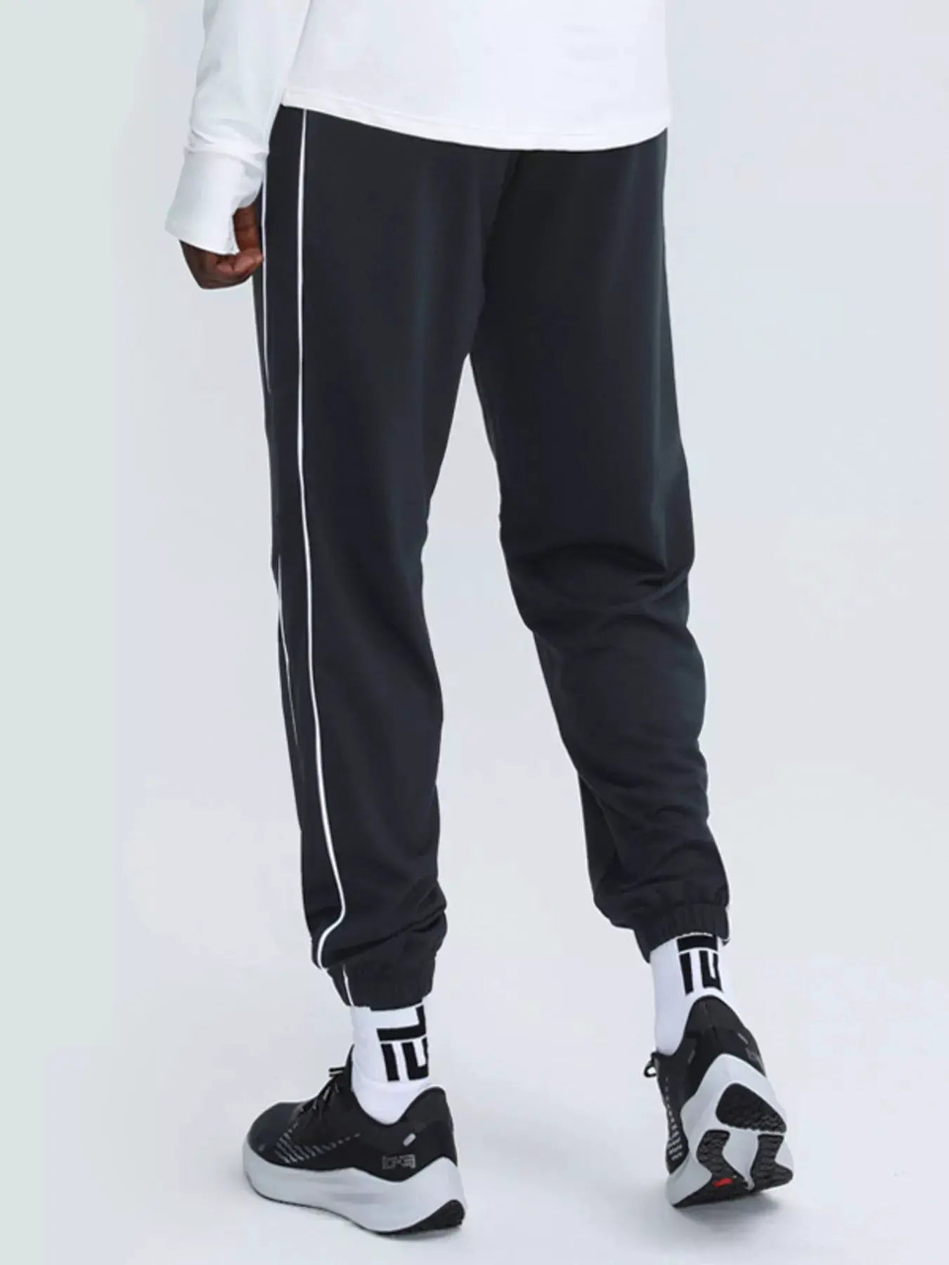 Men's Active Pants with Side Stripe by Trendsi
