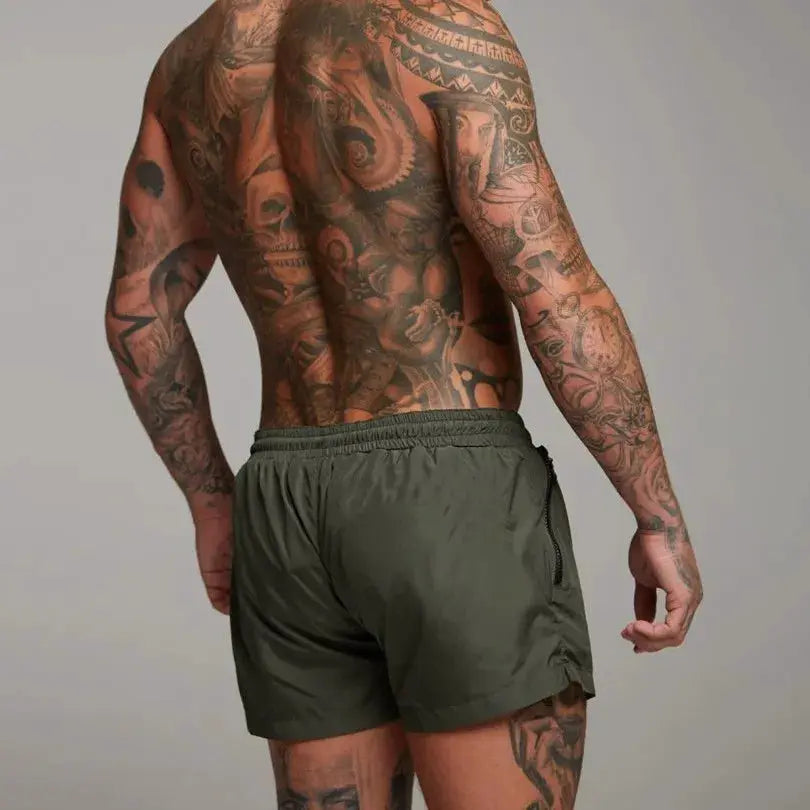 Men's Full Size Drawstring Active Shorts with Pockets Plus Size by Trendsi