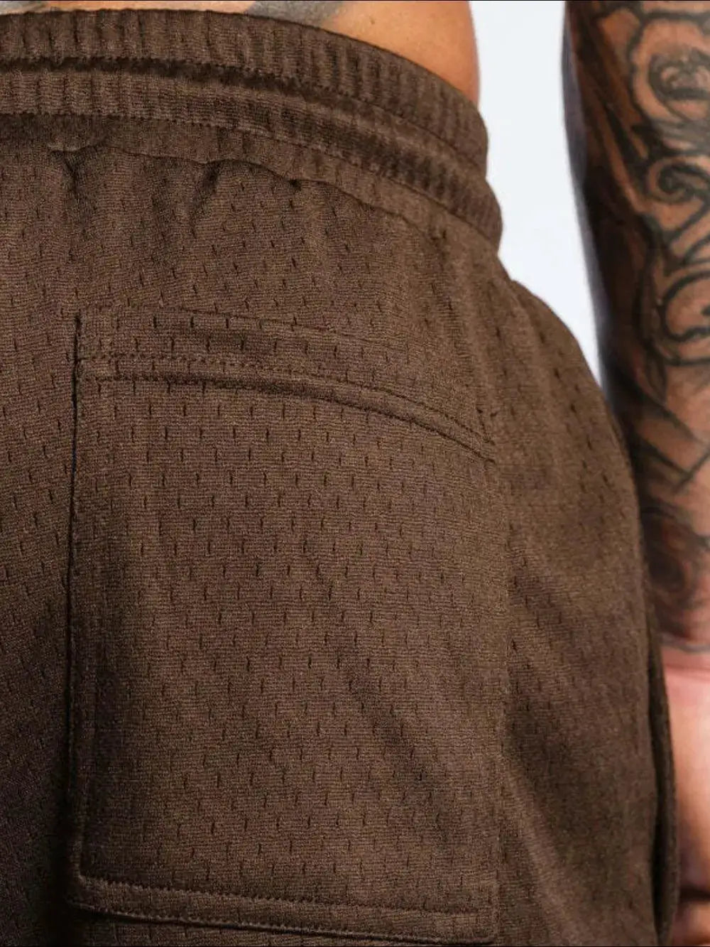 Men's Plus Size Drawstring Breathable Active Shorts by Trendsi