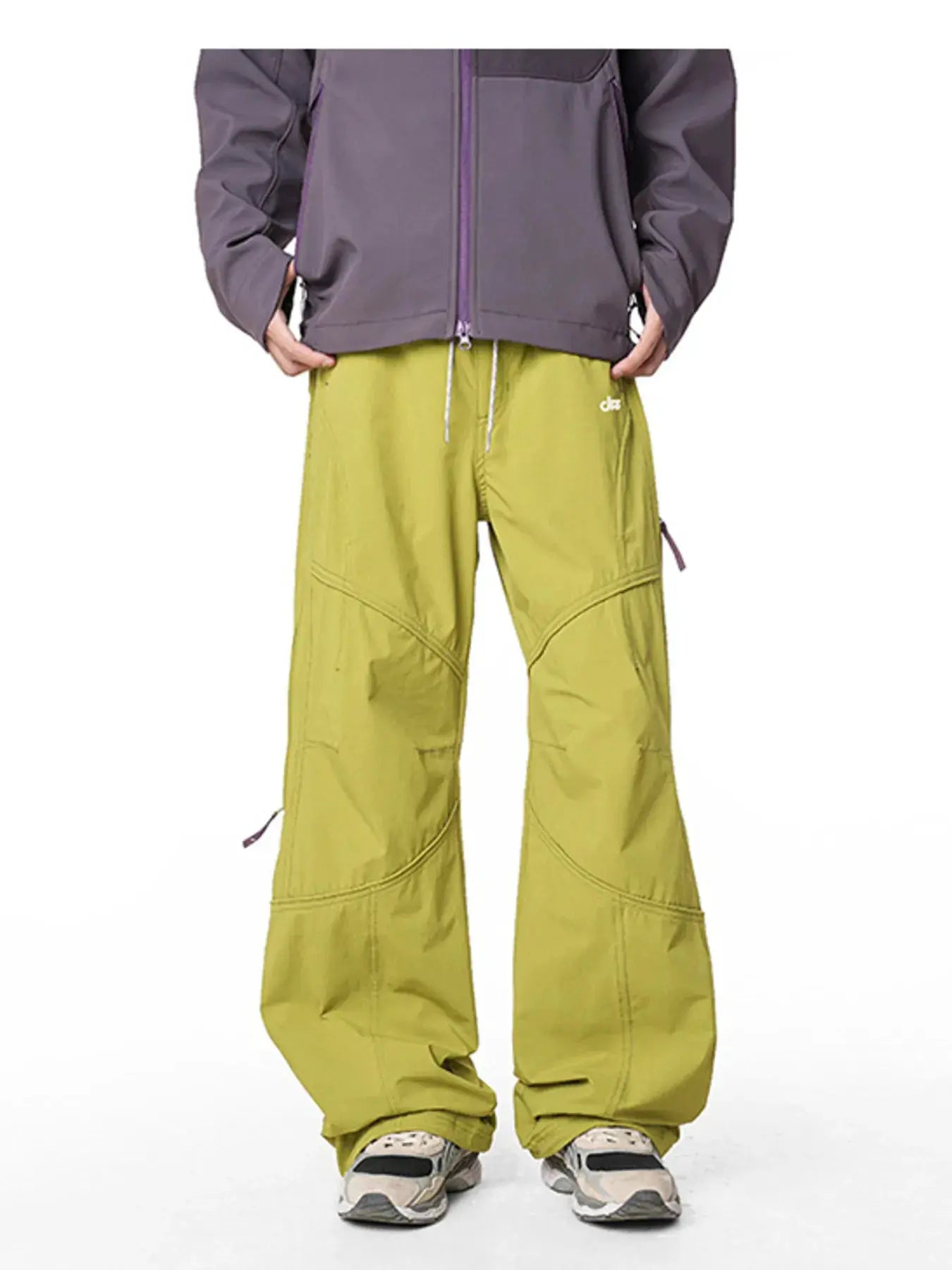 Men's Loose Fit Drawstring Cargo Active Pants by Trendsi