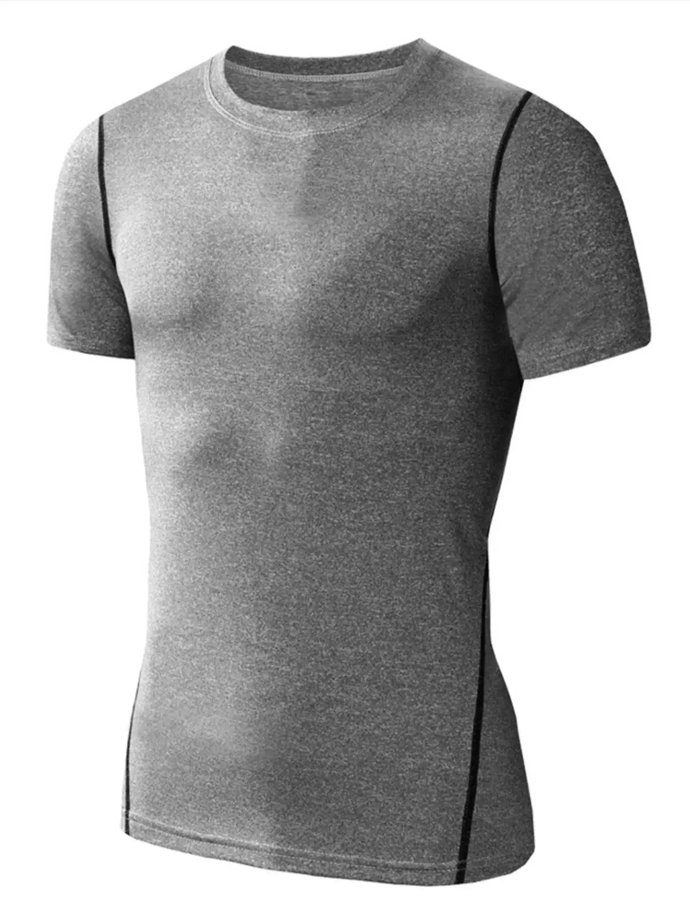Men's Performance Moisture-Wicking Athletic T-Shirt by Trendsi