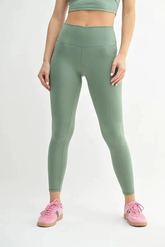 MONO B Venice Cloud Light Contour High-Waisted Leggings by Trendsi