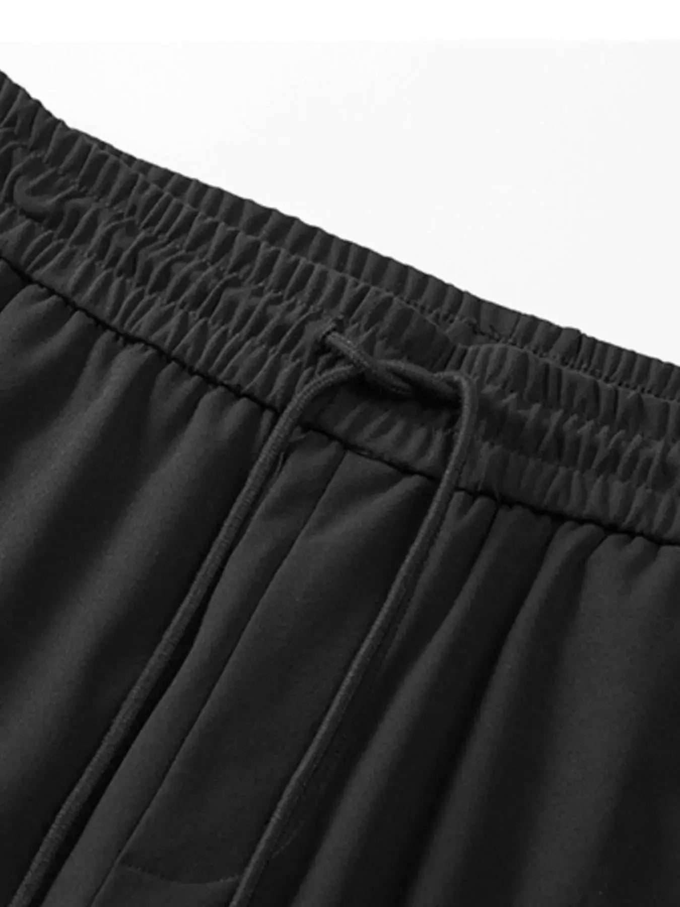 Men's Plus Size Drawstring Active Pants by Trendsi