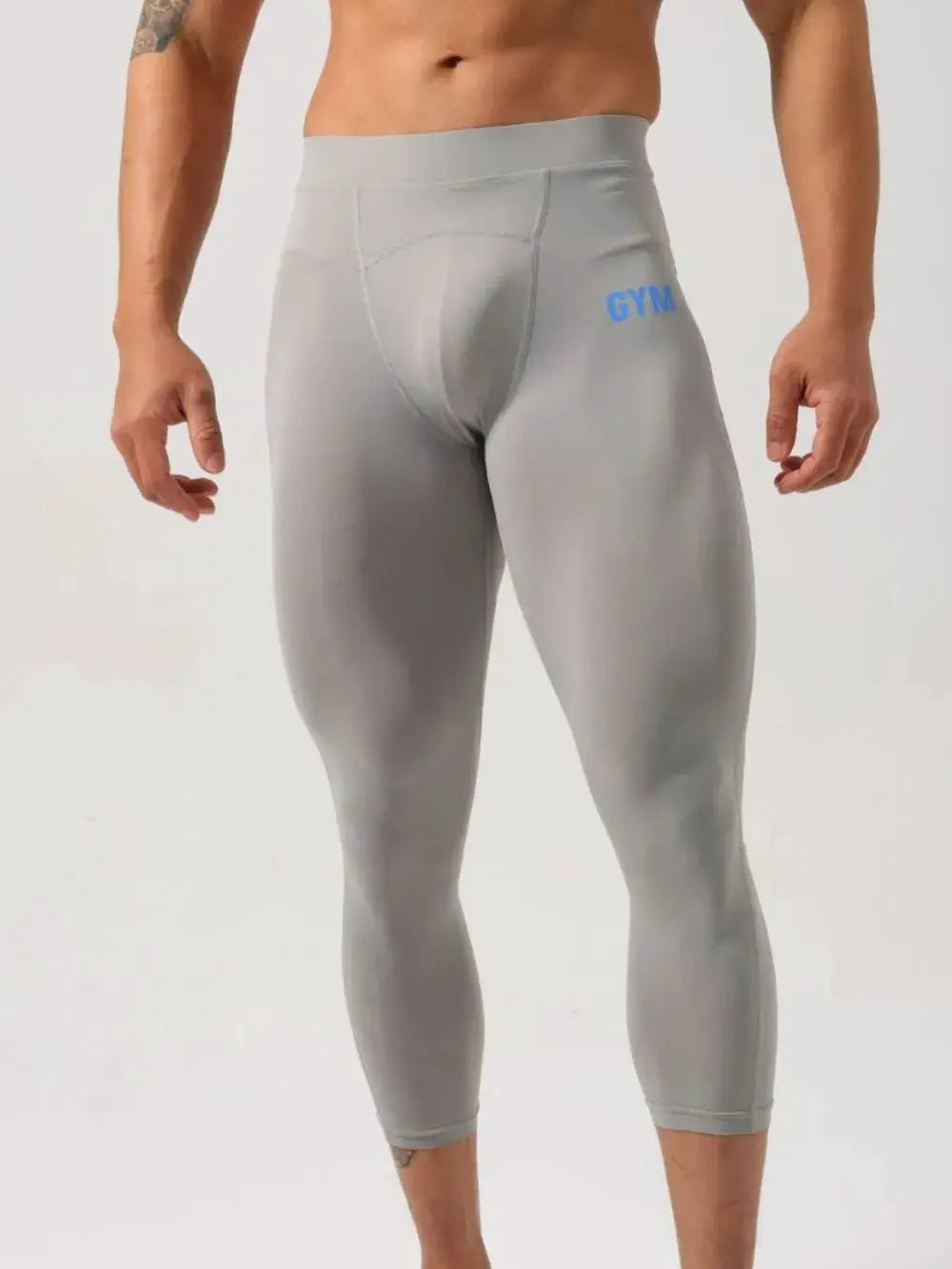 Men's High Waist Active Leggings by Trendsi