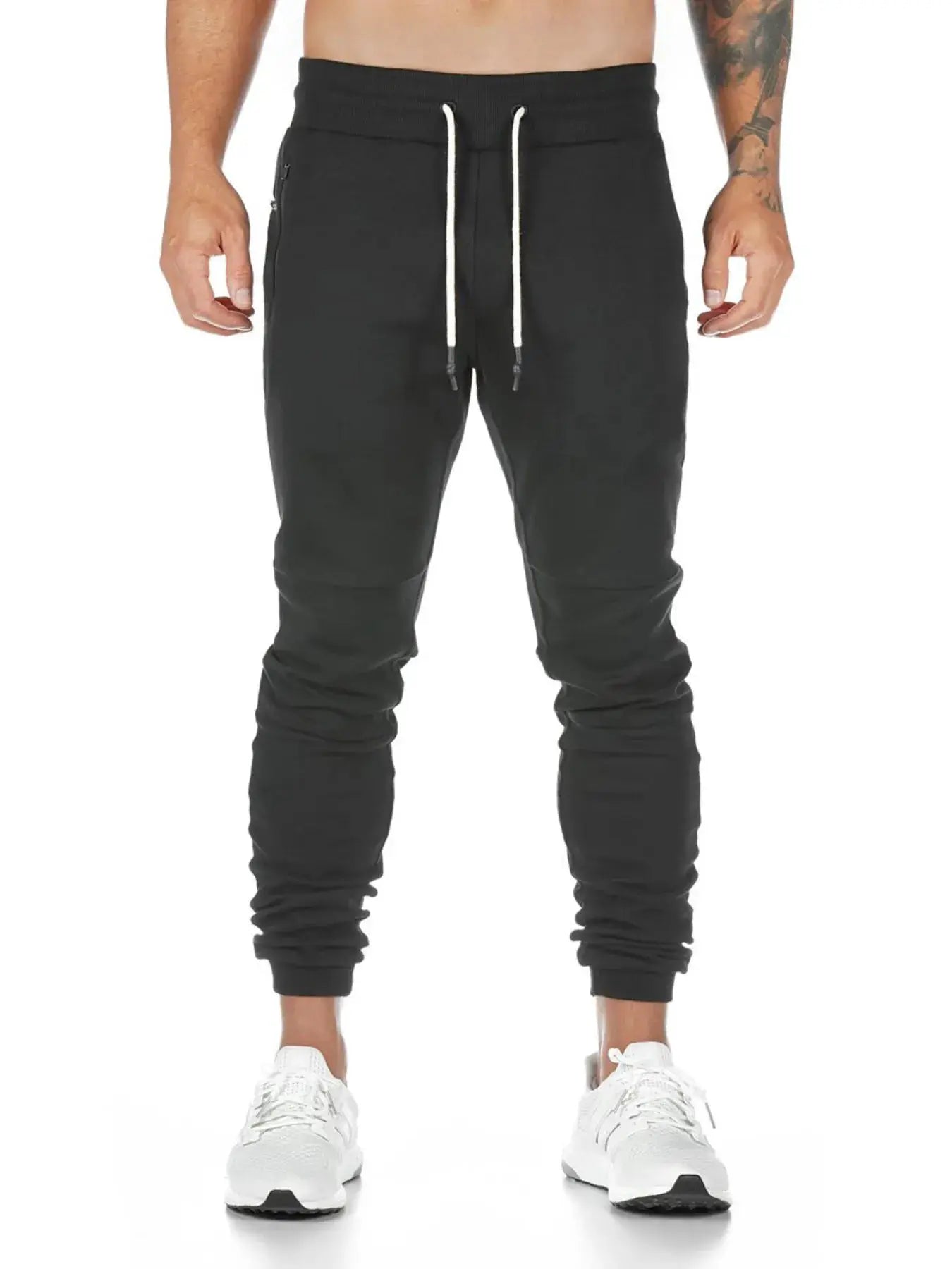 Men's Full Size Jogger Active Pants with Drawstring Plus Size by Trendsi