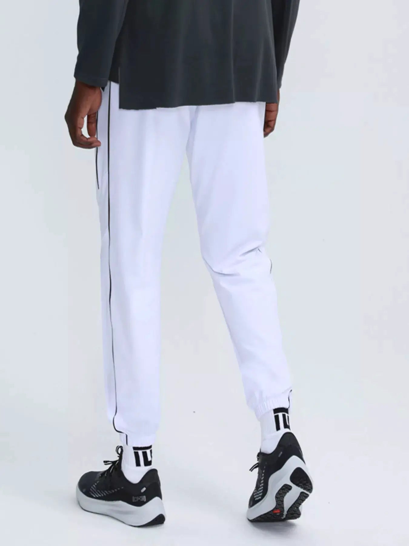 Men's Active Pants with Side Stripe by Trendsi
