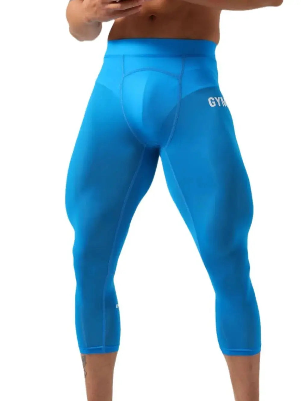Men's High Waist Active Leggings by Trendsi