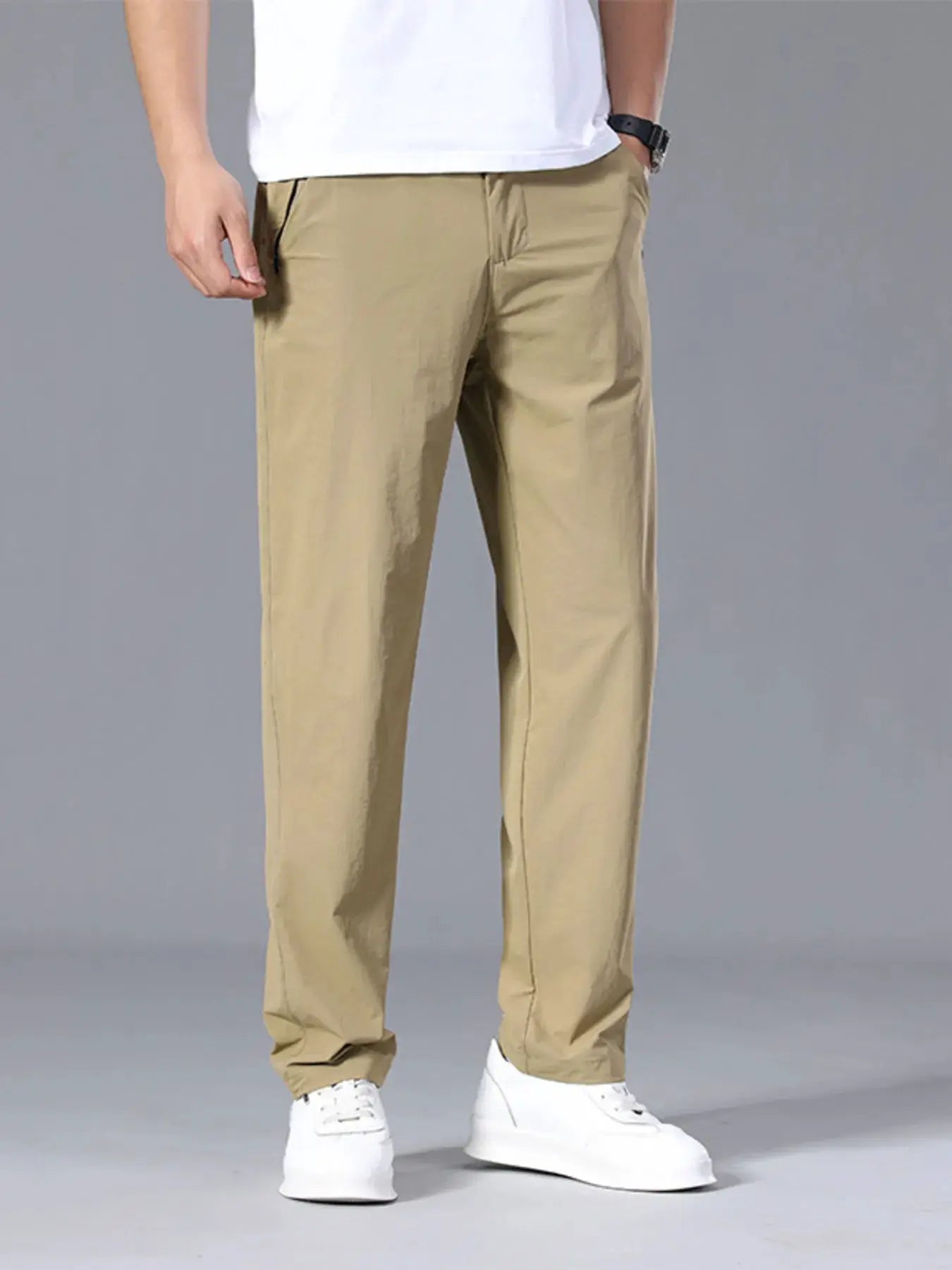 Men's Plus Size Lightweight Casual Active Pants by Trendsi