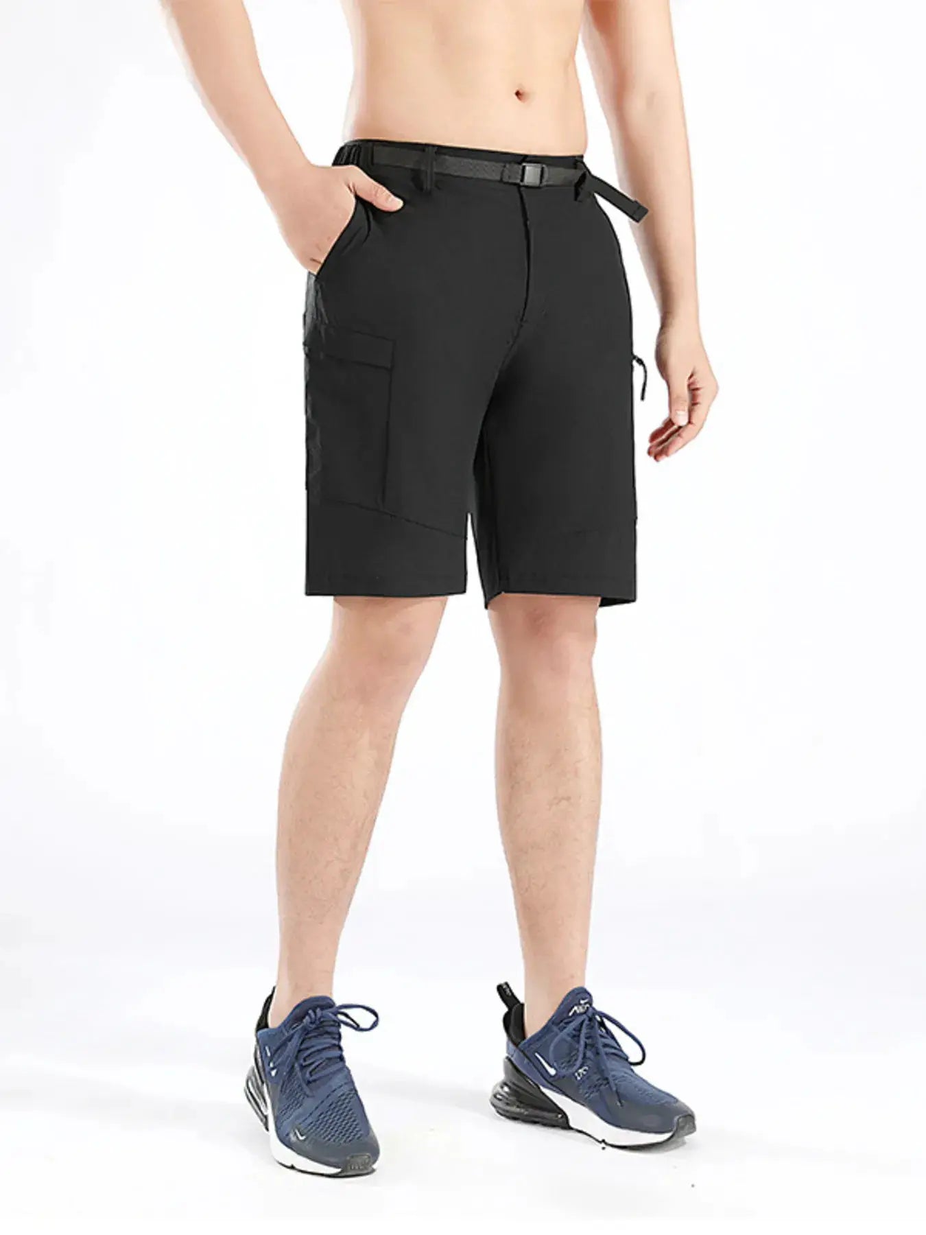 Men's Pocketed Active Shorts by Trendsi