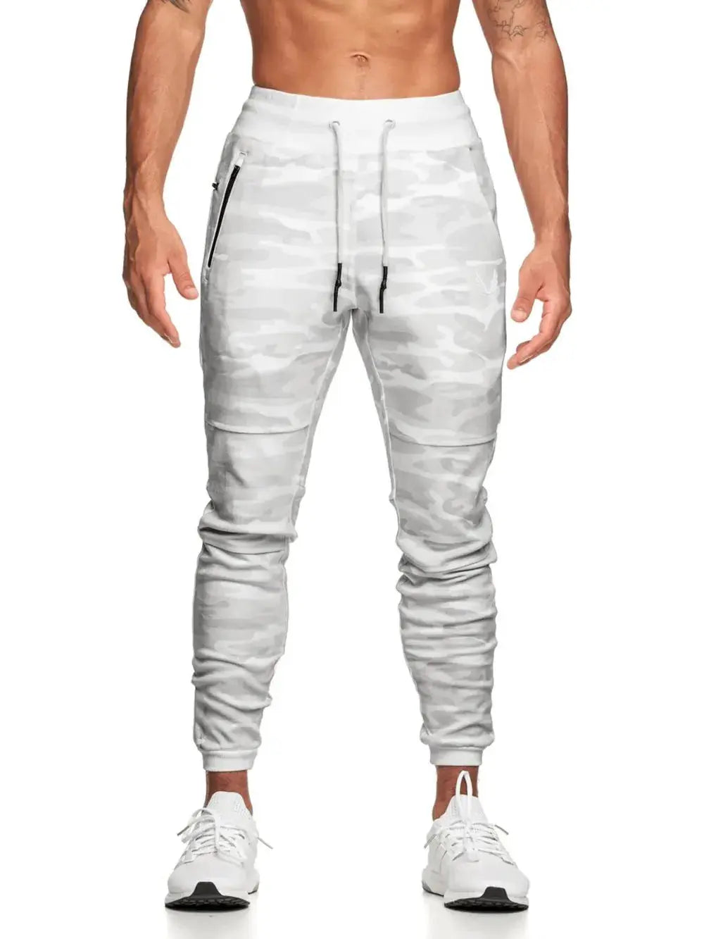 Men's Drawstring Camouflage Active Pants by Trendsi