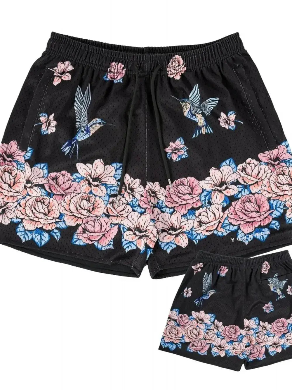 Men's Plus Size Drawstring Printed Shorts by Trendsi