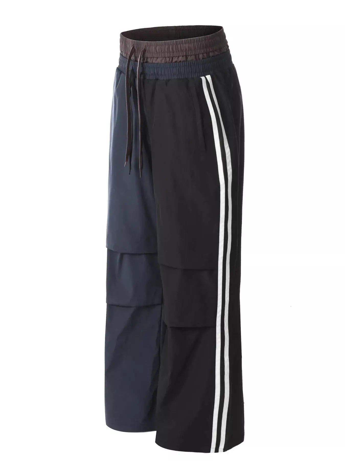 Men's Drawstring Wide Leg Active Pants by Trendsi