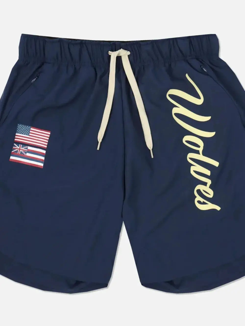 Men's Plus Size Drawstring US Flag Active Shorts by Trendsi