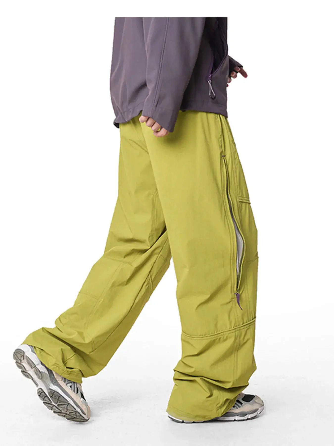 Men's Loose Fit Drawstring Cargo Active Pants by Trendsi