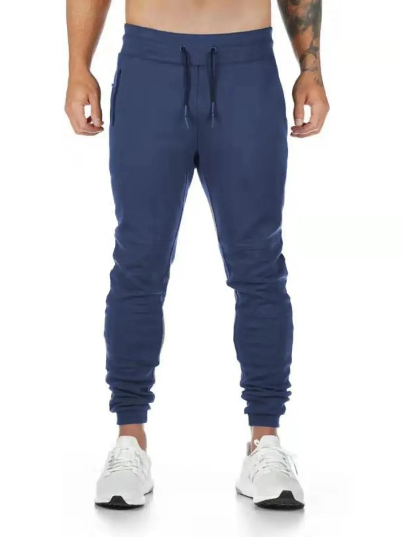 Men's Full Size Jogger Active Pants with Drawstring Plus Size by Trendsi