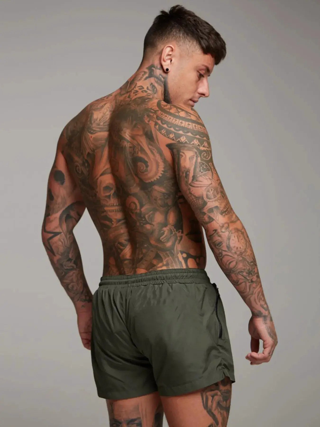 Men's Full Size Drawstring Active Shorts with Pockets Plus Size by Trendsi