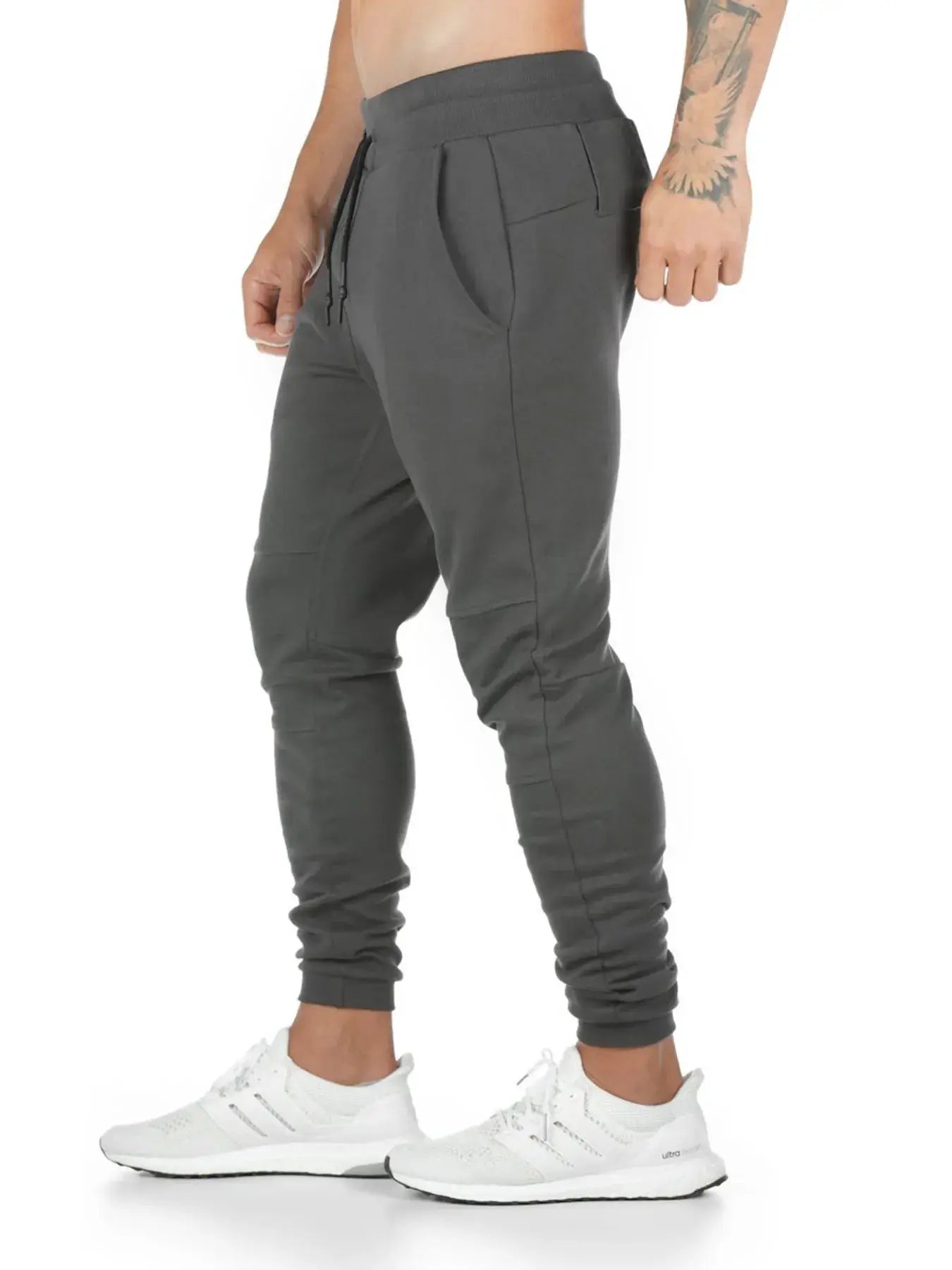 Men's Full Size Jogger Active Pants with Drawstring Plus Size by Trendsi