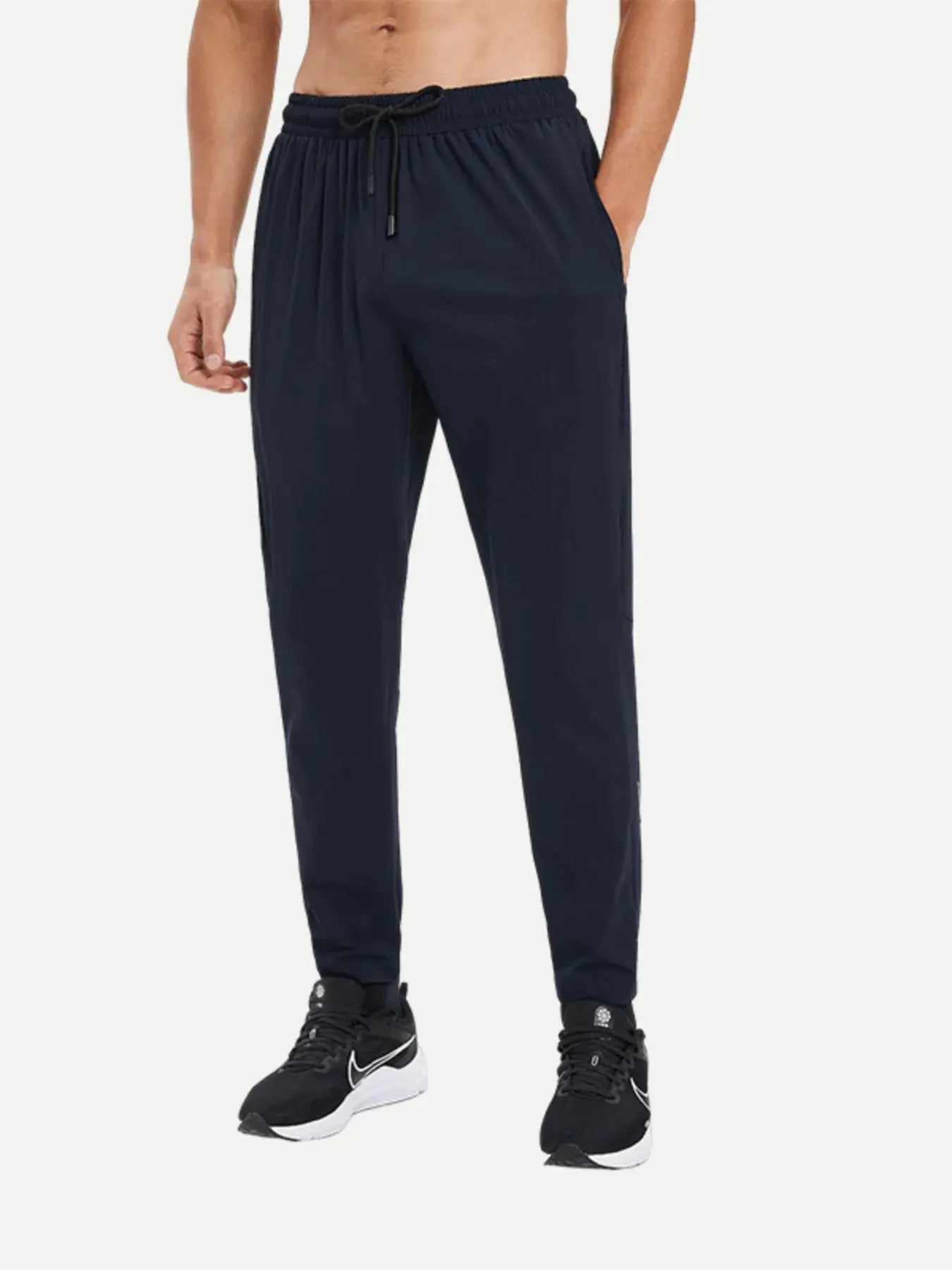 Men's Plus Size High-Waisted Drawstring Active Jogger Pants by Trendsi