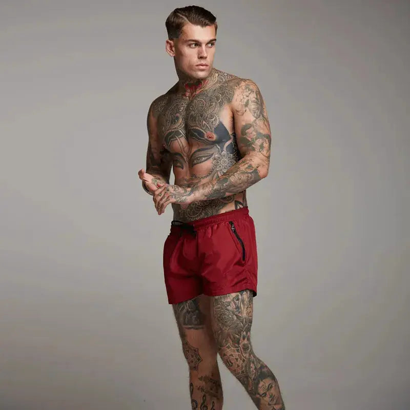 Men's Full Size Drawstring Active Shorts with Pockets Plus Size by Trendsi