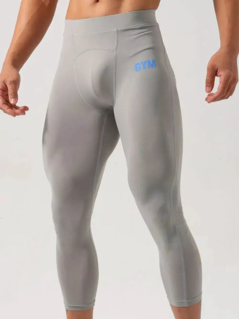 Men's High Waist Active Leggings by Trendsi