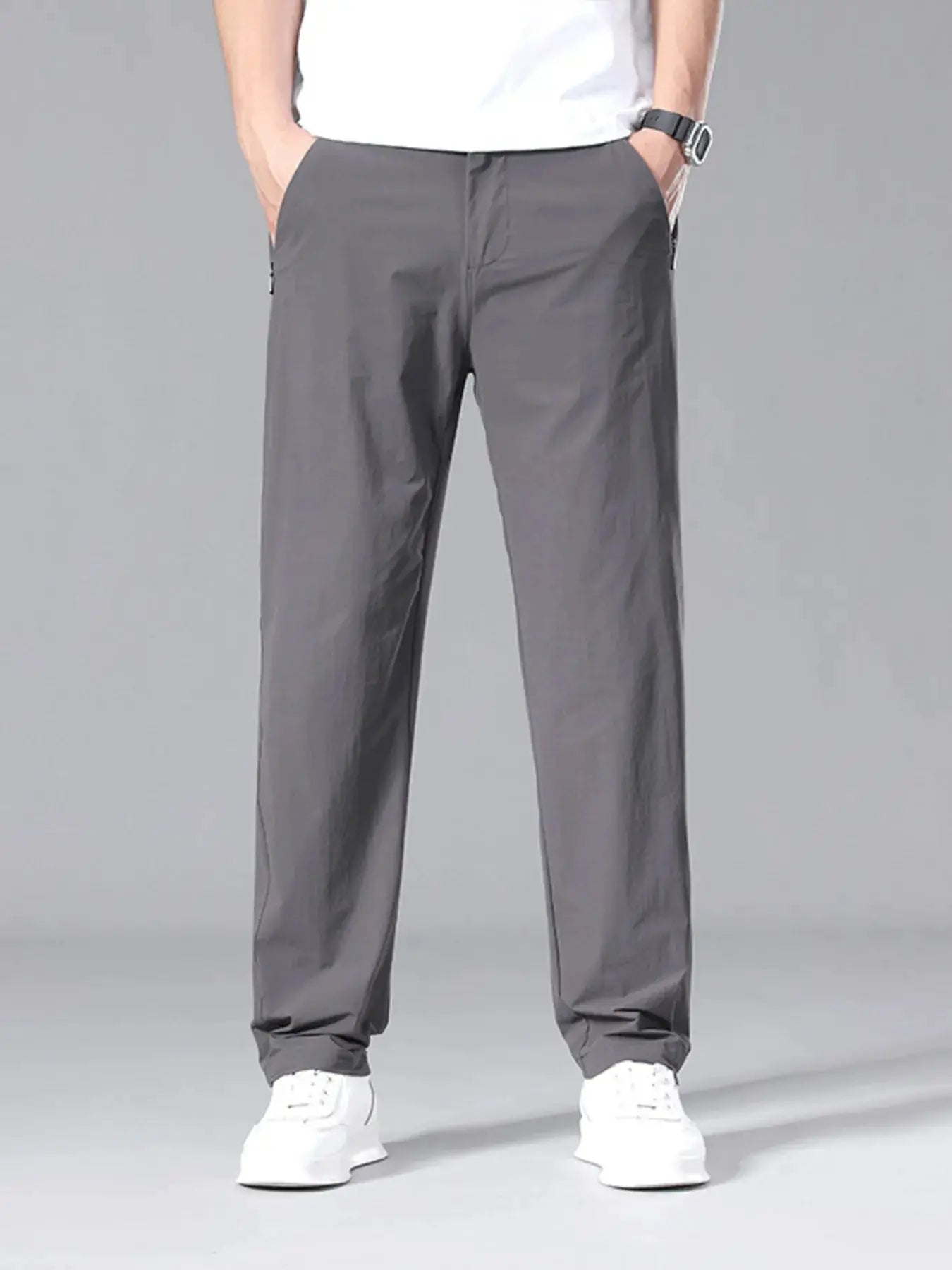 Men's Plus Size Lightweight Casual Active Pants by Trendsi
