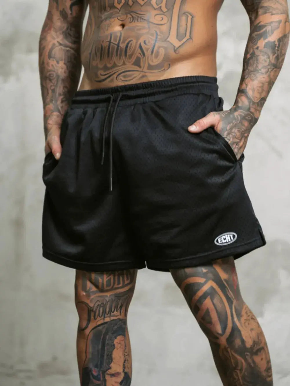 Men's Plus Size Drawstring Breathable Active Shorts by Trendsi