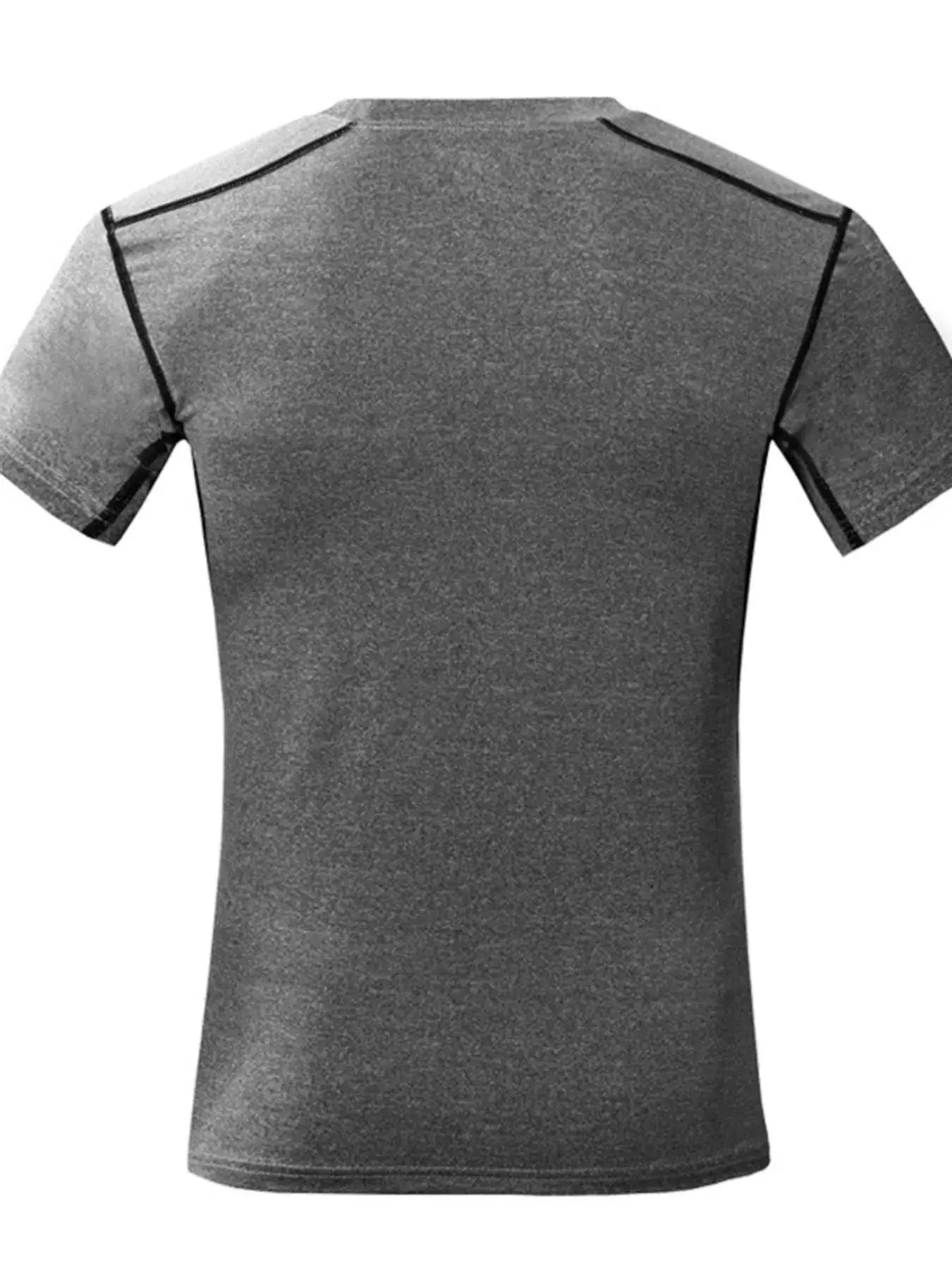 Men's Performance Moisture-Wicking Athletic T-Shirt by Trendsi