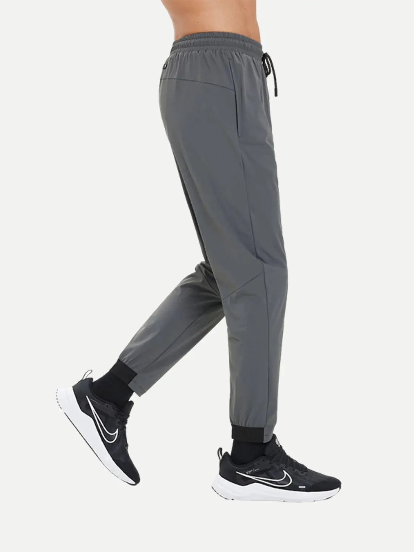Men's Plus Size High-Waisted Drawstring Active Jogger Pants by Trendsi