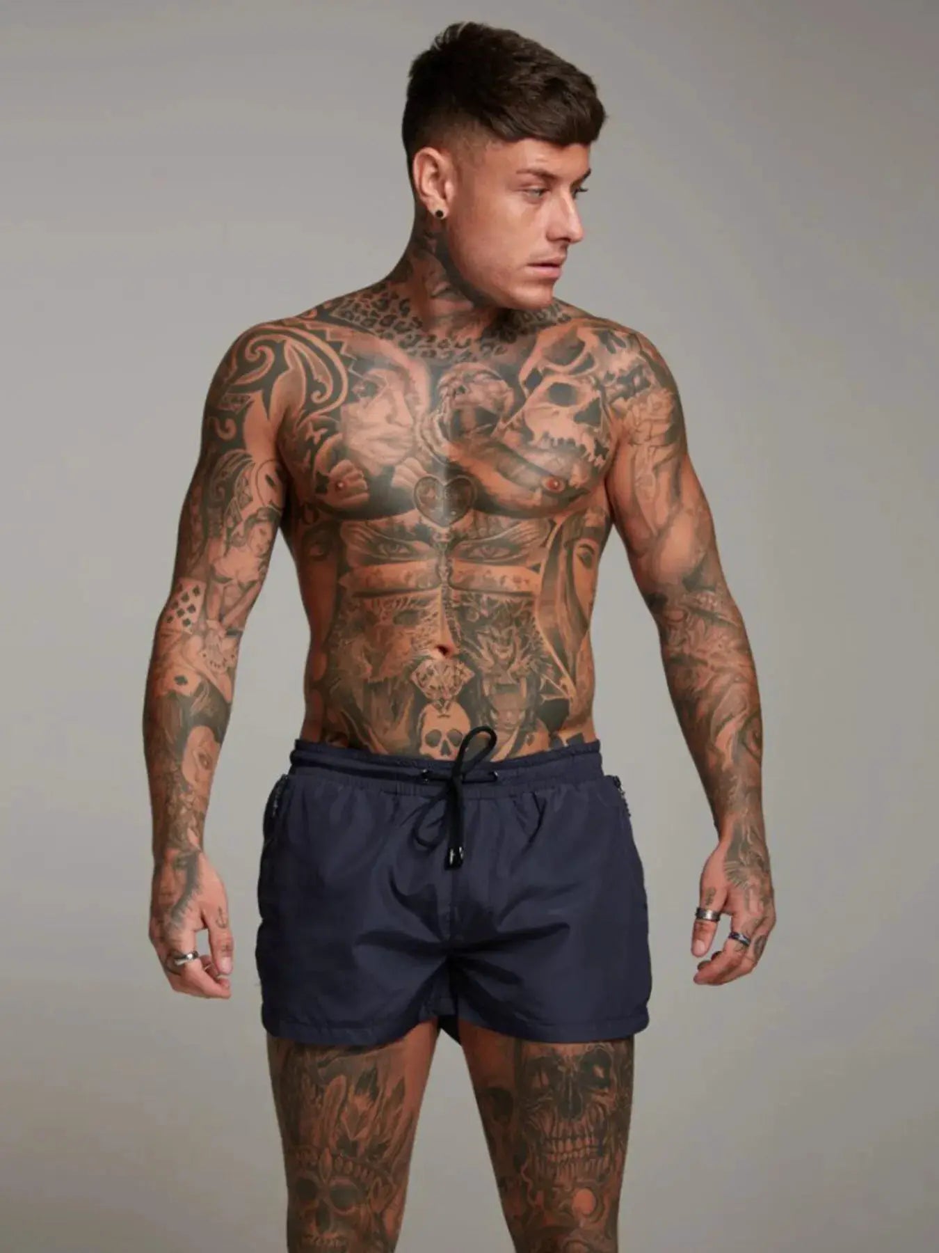 Men's Full Size Drawstring Active Shorts with Pockets Plus Size by Trendsi