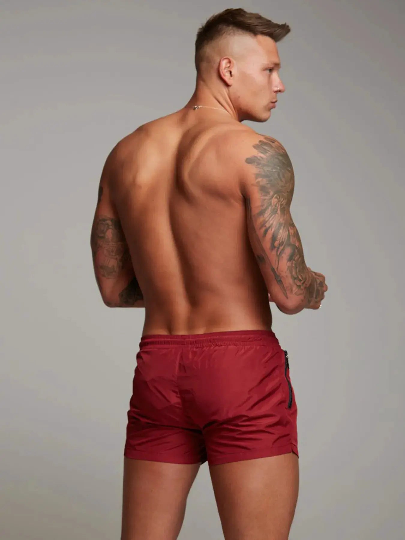 Men's Full Size Drawstring Active Shorts with Pockets Plus Size by Trendsi