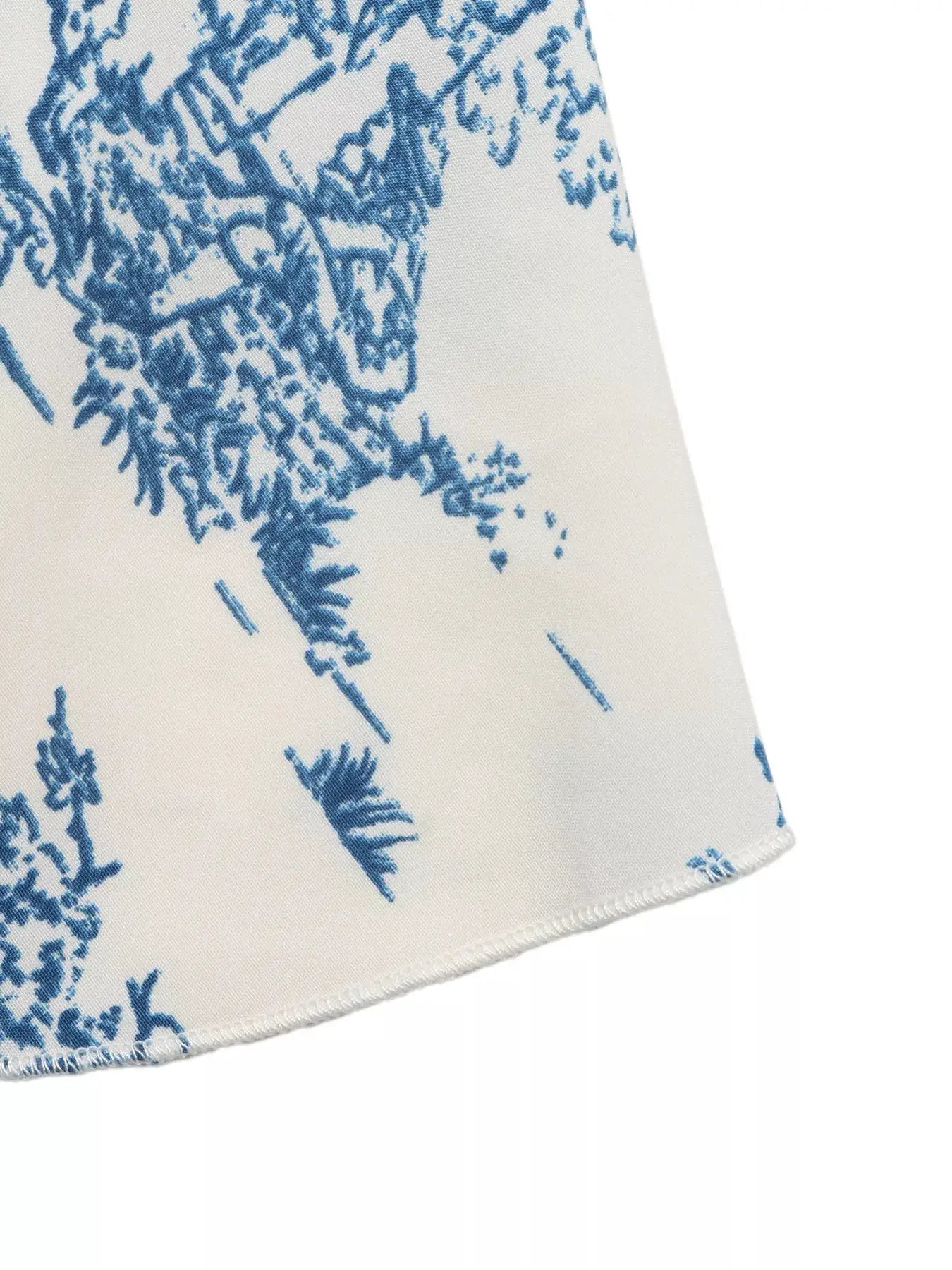 Floral Print Tie Front Cami Top With Ruffle Hem Summer - Fritsch & Co.