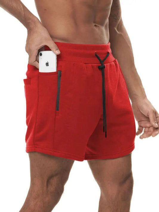 Men's Plus Size Drawstring High Waist Active Shorts - Fritsch & Co.
