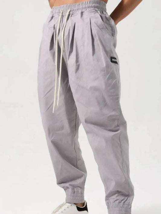 Men's Plus Size Drawstring Pocketed Active Pants - Fritsch & Co.
