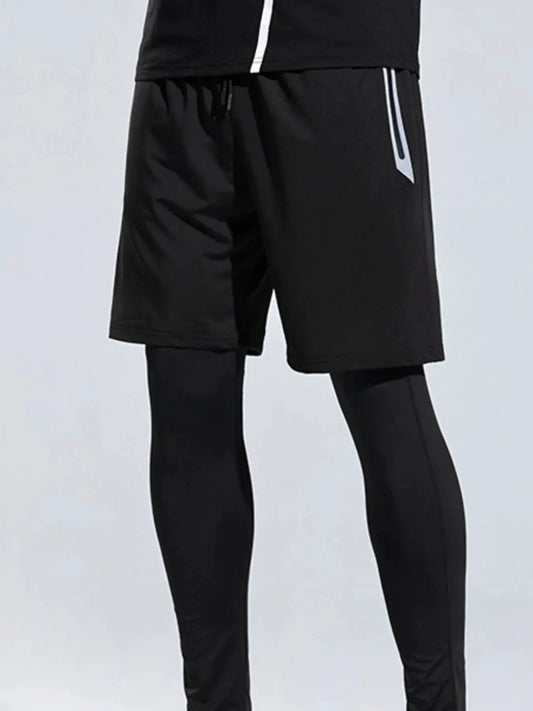 Men's Plus Size Elastic Waist Active Shorts - Fritsch & Co.