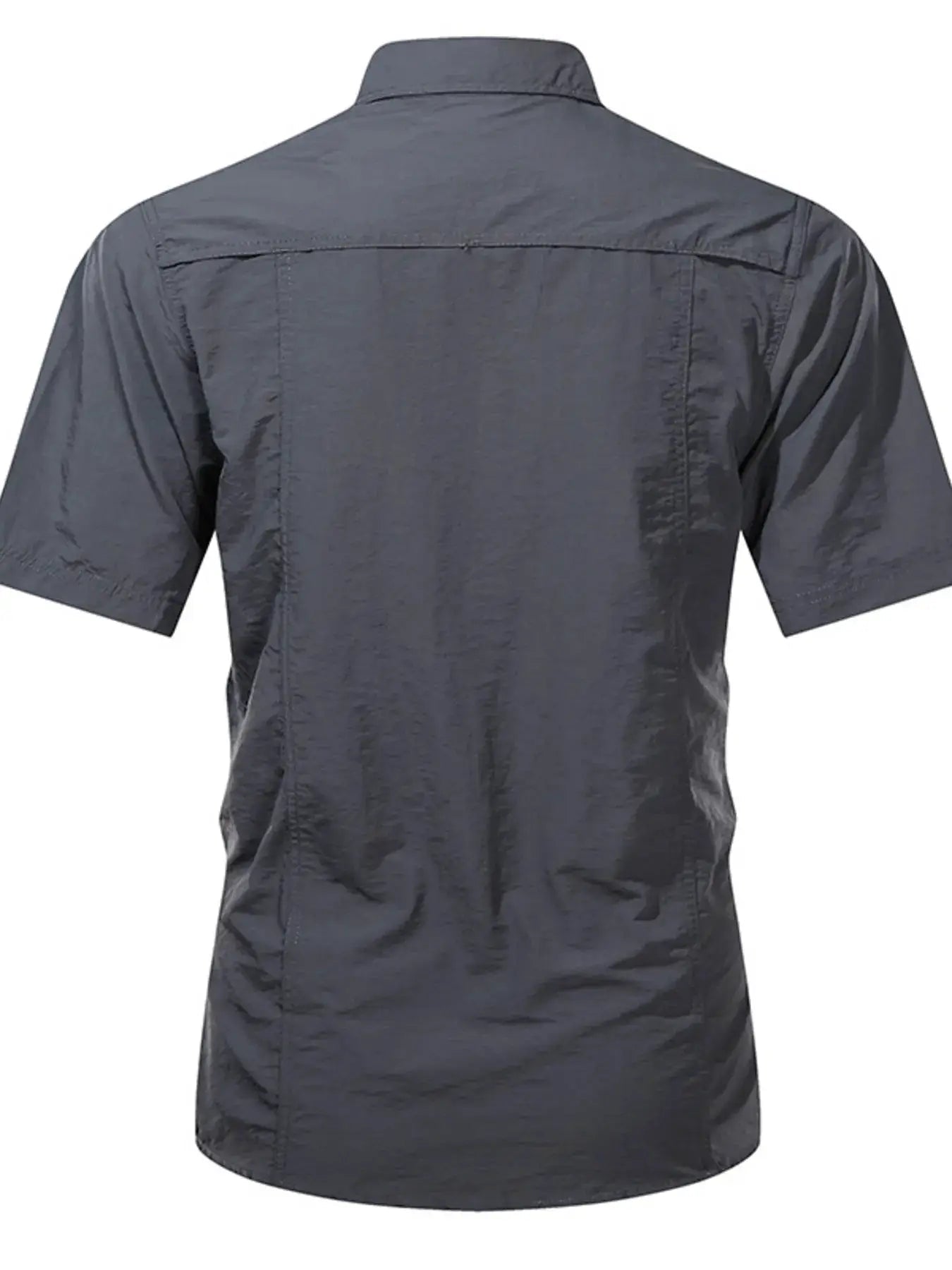 Men's Plus Size Lightweight Short Sleeve Button Up Shirt With Pockets - Fritsch & Co.
