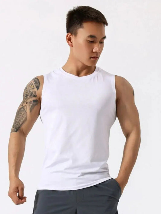 Men's Plus Size Round Neck Active Tank - Fritsch & Co.