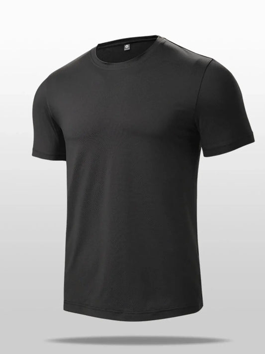 Men's Round Neck Short Sleeve Active T-Shirt - Fritsch & Co.
