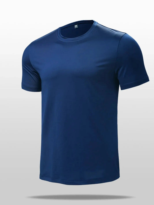 Men's Round Neck Short Sleeve Active T-Shirt - Fritsch & Co.