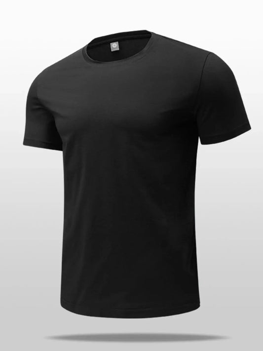 Men's Round Neck Short Sleeve Active T-Shirt - Fritsch & Co.
