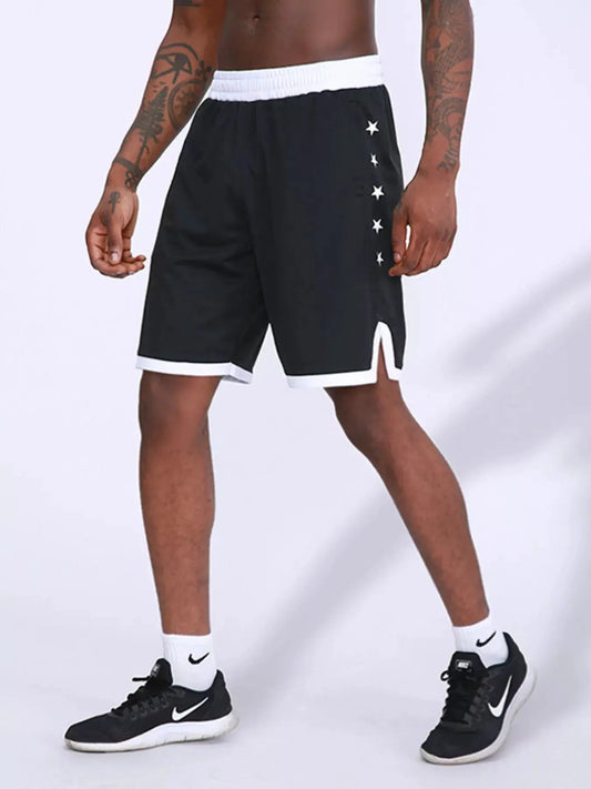 Men's Star Print Breathable Active Shorts - Fritsch & Co.