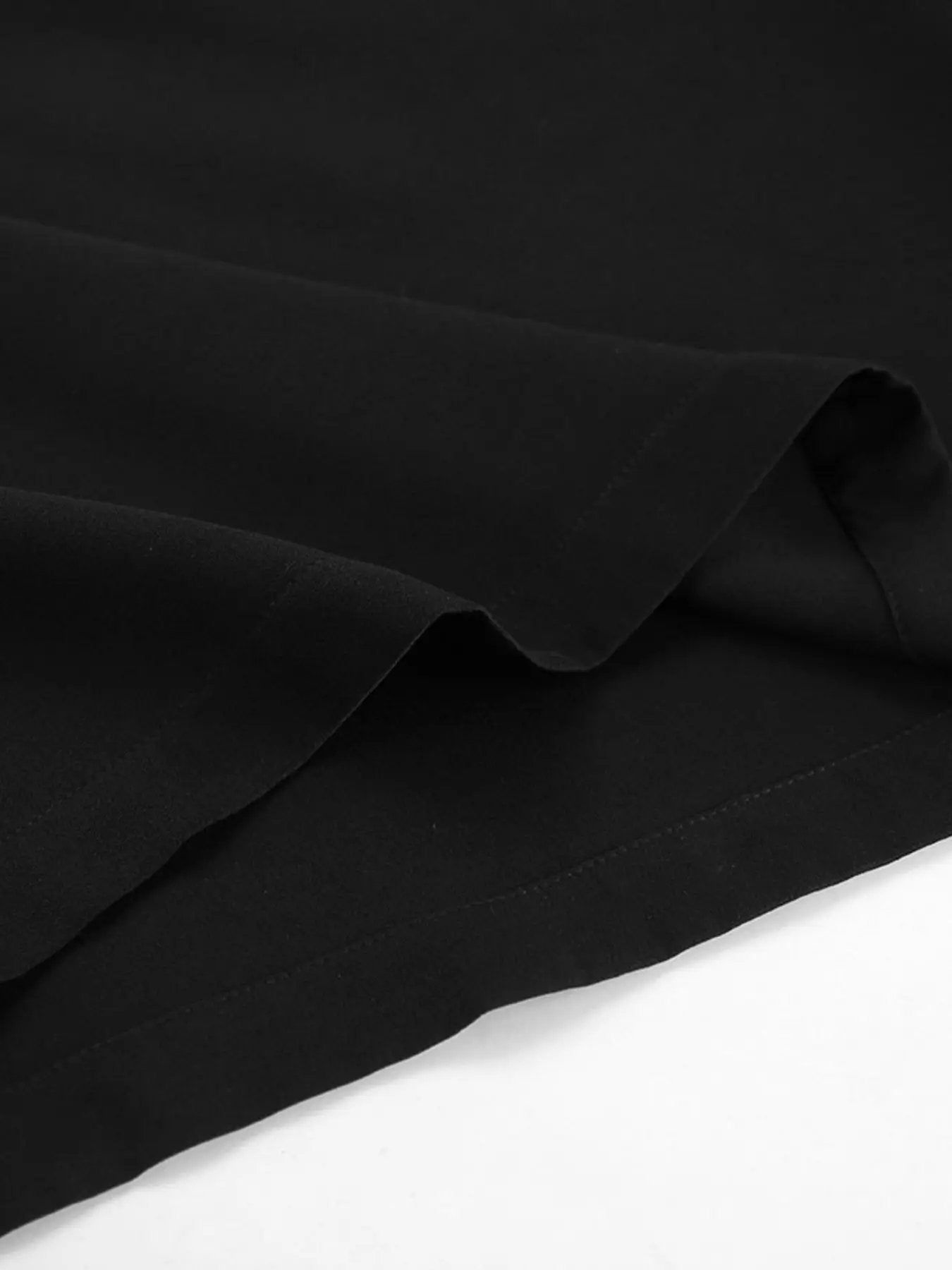One Shoulder Bow Mini Dress Black Asymmetrical Detail Party Dress - Fritsch & Co.
