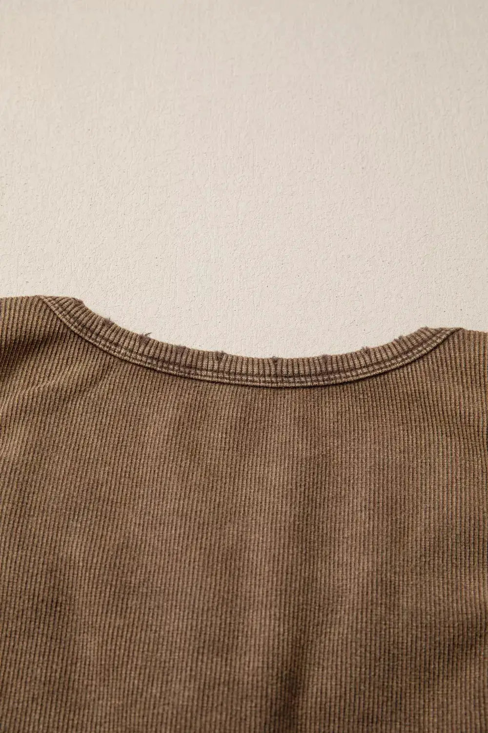 Pink Ribbed Button Front Tank Top With Wide Straps - Fritsch & Co.