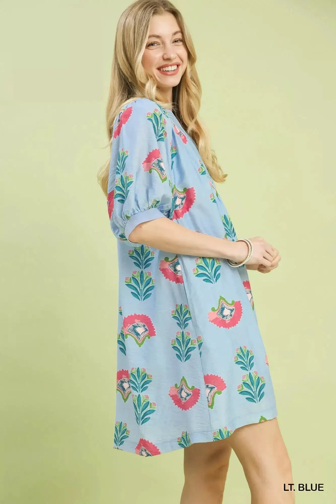 Umgee Abstract Print Mini Dress - Fritsch & Co.