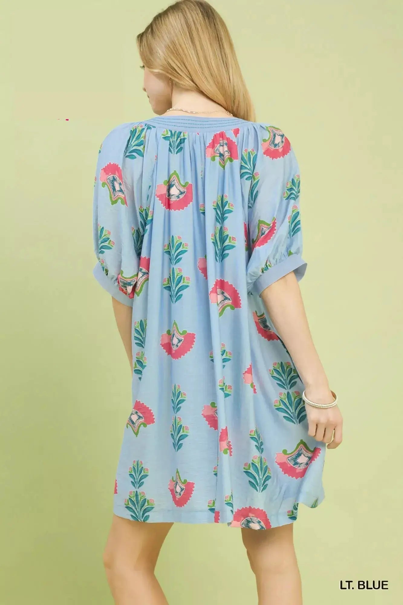 Umgee Abstract Print Mini Dress - Fritsch & Co.