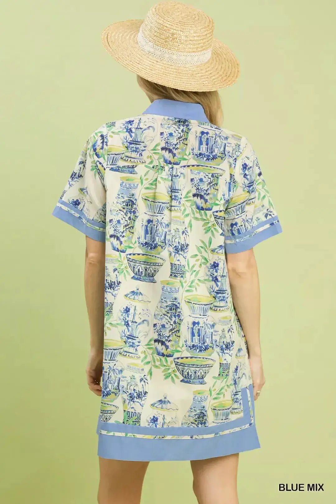 Umgee Mix Abstract Print Mini Dress - Fritsch & Co.