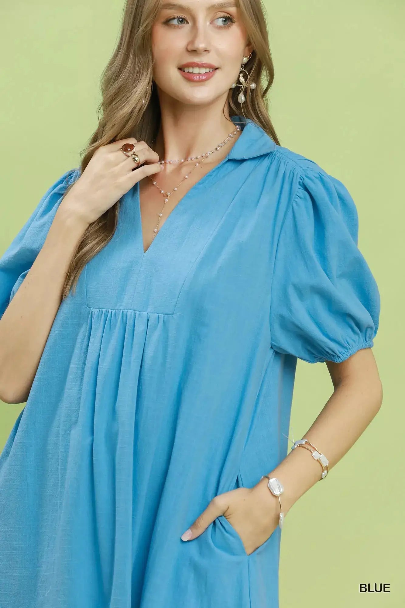 Umgee Solid Tiered Midi Dress - Fritsch & Co.
