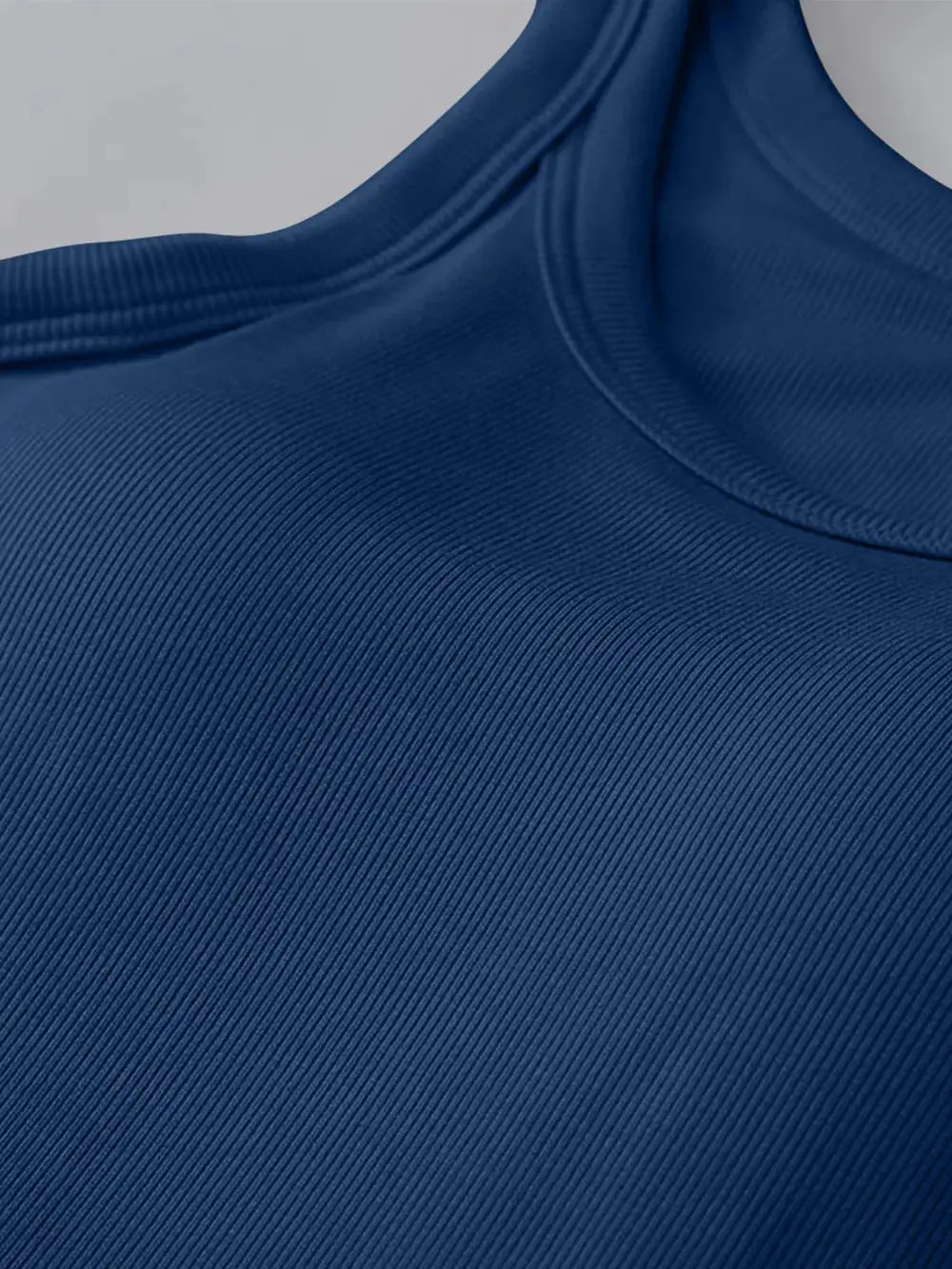 Women's Round Neck Tank Top With Built In Bra Basic Style Casual - Fritsch & Co.